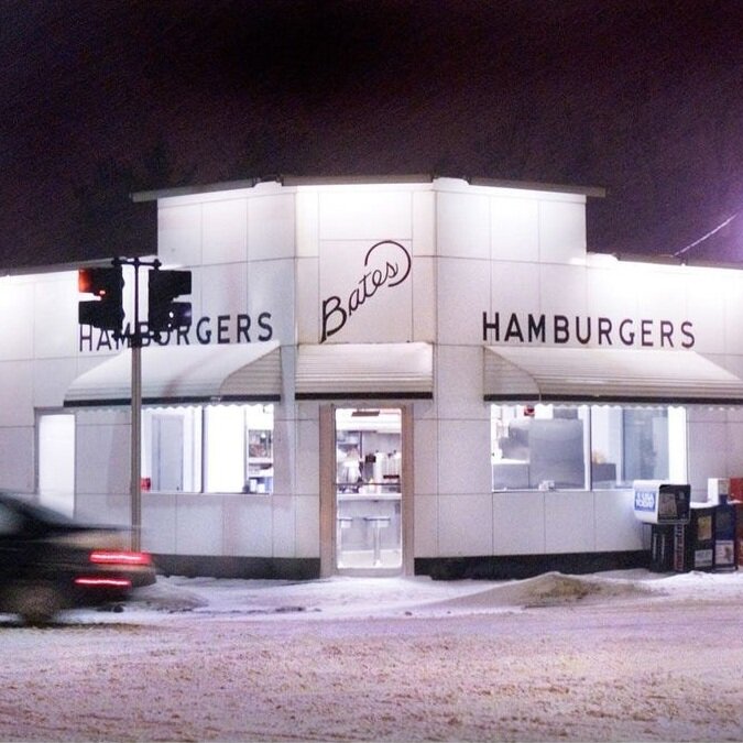 Bates Hamburgers - Old Photo (newer photo)